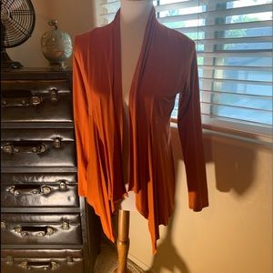 NWOT Burnt Orange large casual long sleeve.